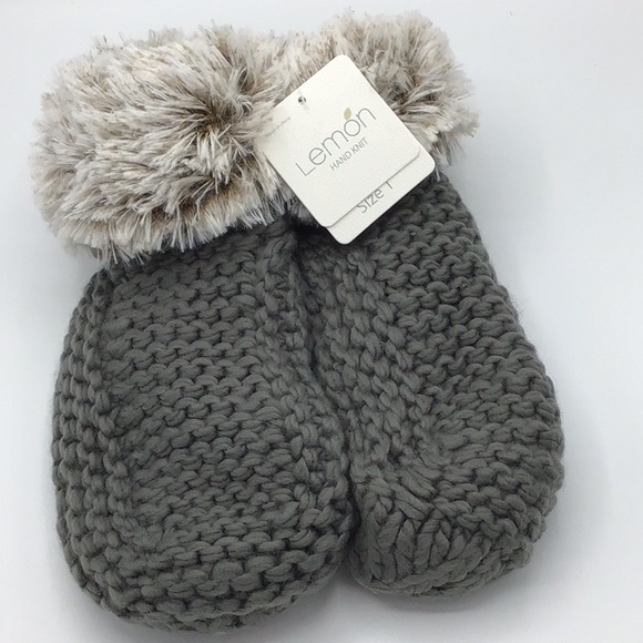 Faux Fur Knit Slipper Booties - Picture 3 of 6